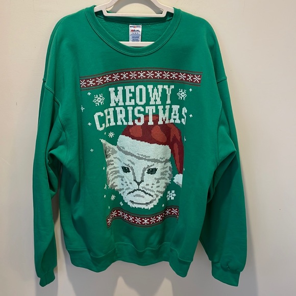 COPY - Meowy Christmas Sweatshirt - Picture 1 of 10